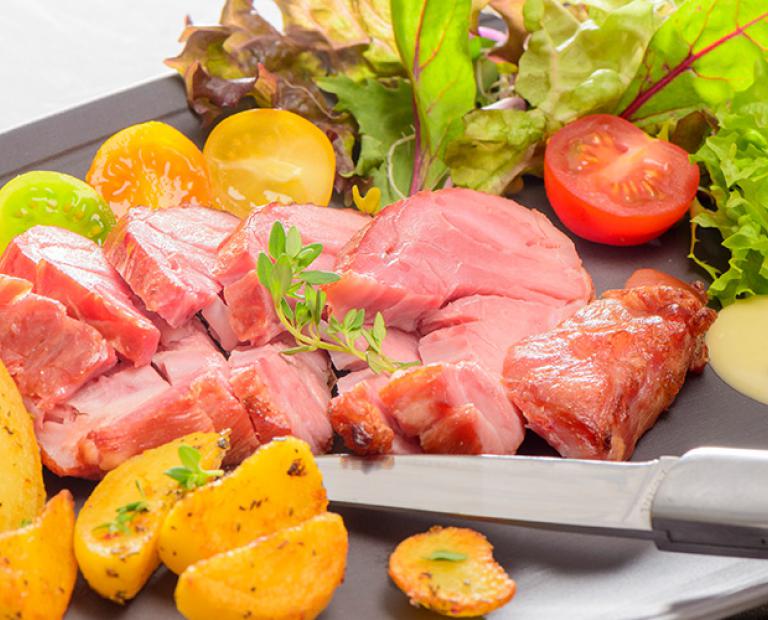 MyAubel Brochettes de lard maigre salé Aubel® à la portugaise